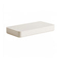Etagere murale flottante en panneau MDF blanc a bords arrondis 80 x 20 x 4 cm